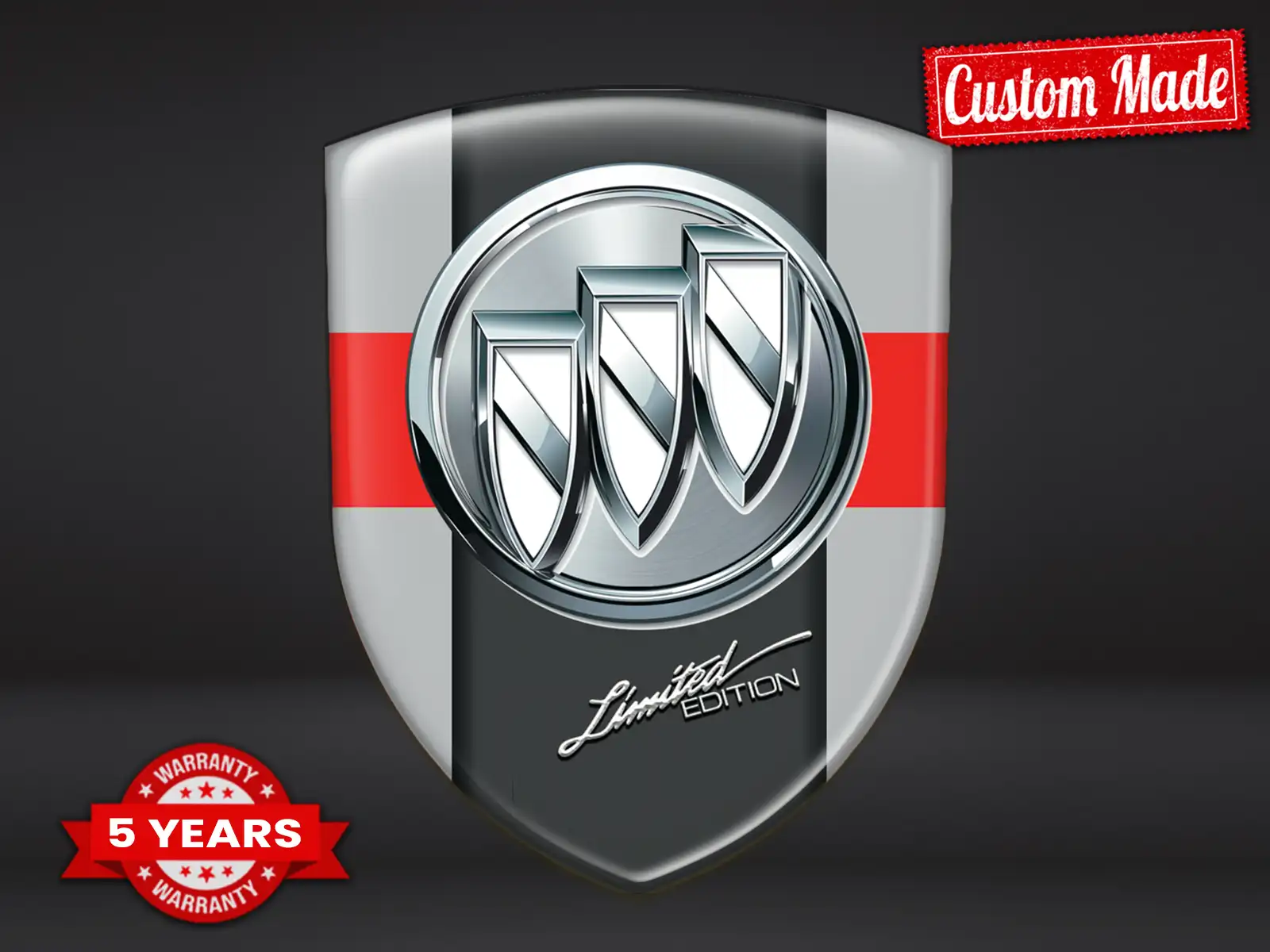 Buick Heckscheibenaufkleber Modern Max Pro Robust